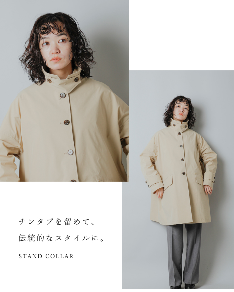 MACKINTOSH マッキントッシュ , オーバーサイズ ドロップショルダー ショート コート “HUMBIE”  l231mo1101bgagn-ms レディース