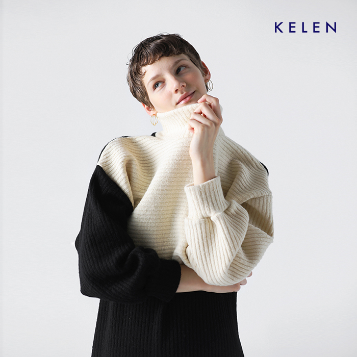 kelen(ケレン)デザインニット ドレス “SOLANGE” lkl22wop8