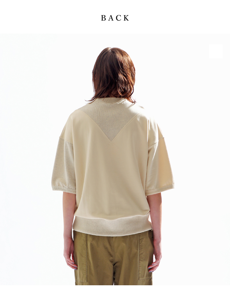 kelenコットン裏毛ジャージーバイカラーデザインプルオーバー“OSCAR”lkl23hbl2019