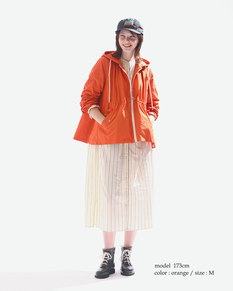 kelen(ケレン)バックフレアフーデッドジャケット“NADY”lkl23hjk2003