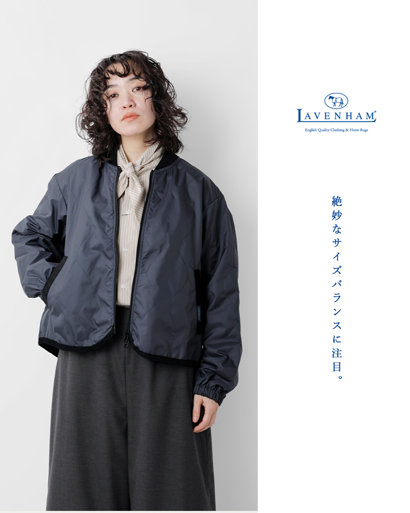 LAVENHAM(ラベンハム)ラブンスター キルティング ジップ ボンバー ジャケット “LAVENSTER BOMBER JACKET” lv5133