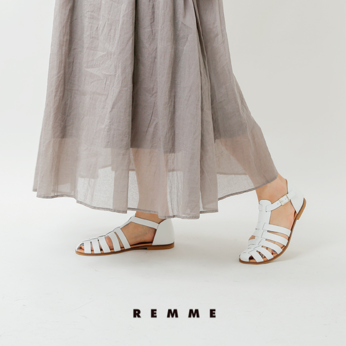 クーポン対象】【40%OFF】REMME レメ aranciato別注 レザー ベルト