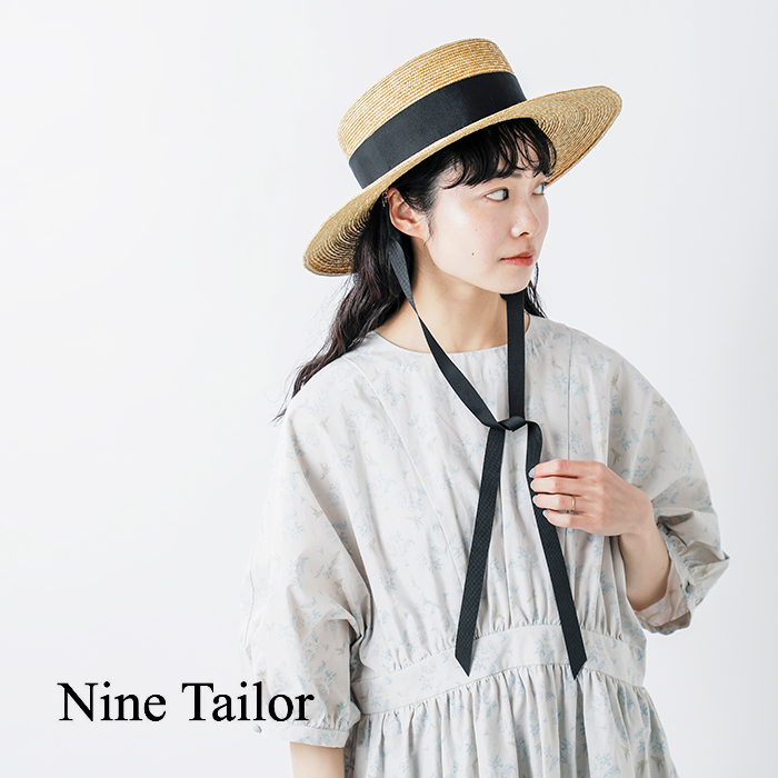 2023ss新作】Nine Tailor ナインテイラー フラットロングブリム