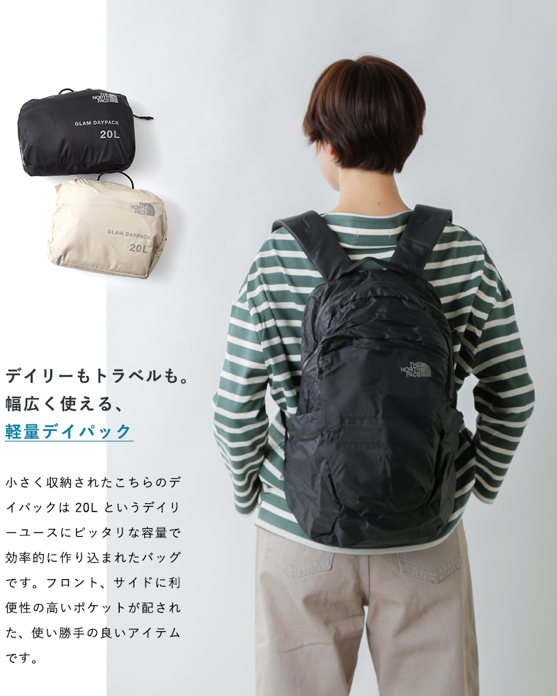 THE NORTH FACE(ノースフェイス)パッカブルグラムデイパック”Glam Daypack” nm82066