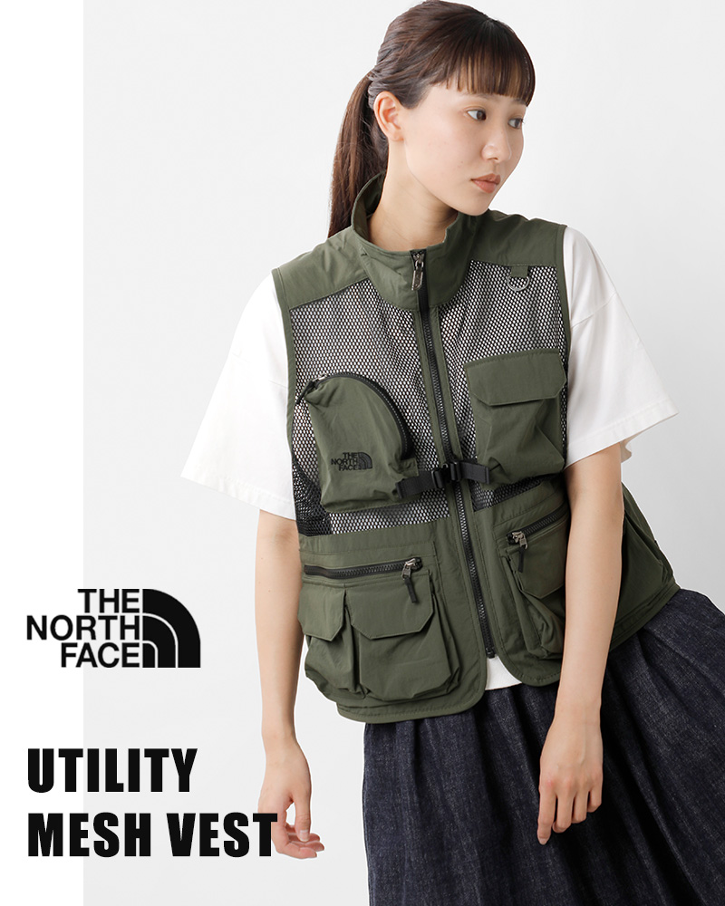 【40%OFF】THE NORTH FACE ノースフェイス , 撥水 ユーティリティ メッシュ ベスト “Utility Mesh Vest”  np22331-mn