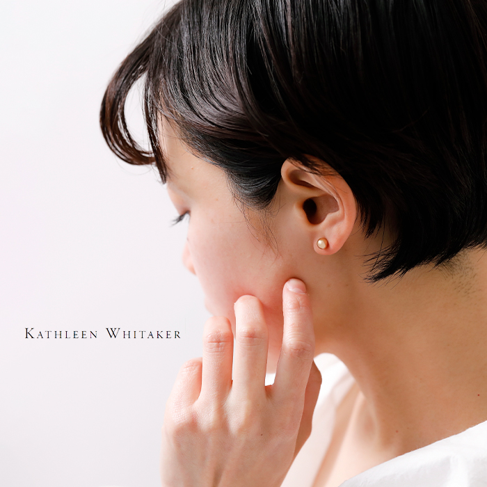 kathleenwhitaker14ktゴールドスモールピアス“BallEarringsmall”(片耳)p-bl-01