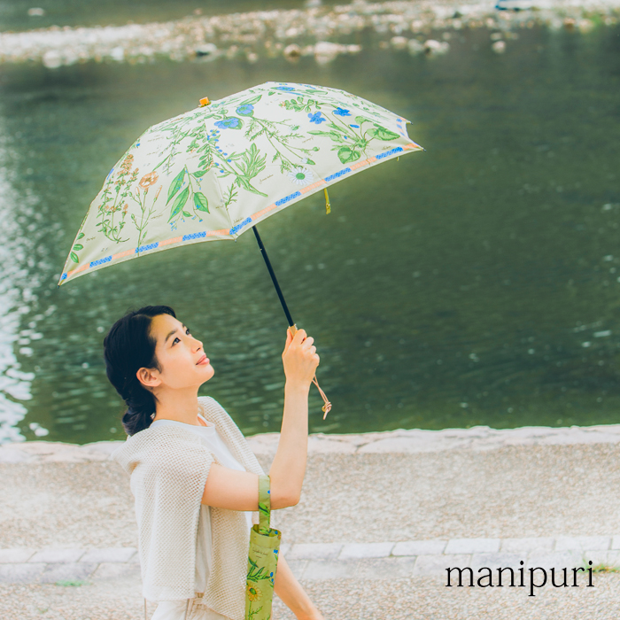 クーポン対象】manipuri マニプリ UV加工 晴雨兼用 グラフィック 