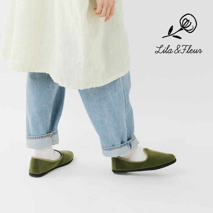 Lila&Fleur(リラアンドフルール)スリッポンシューズアダルトslip-on-shoes-adult