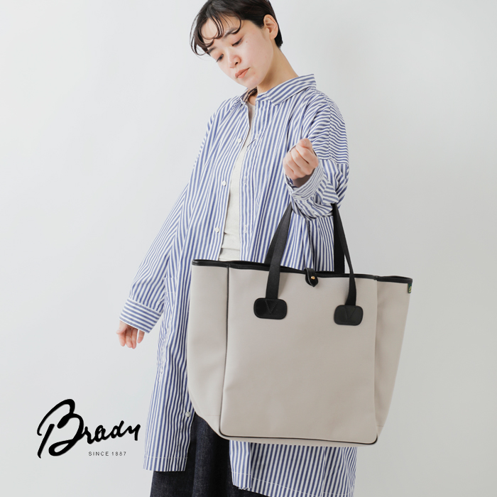 【2023ss新作】【海外出荷不可】Brady ブレディ , ツイル スモール キャリーオール トート バッグ “SMALL CARRYALL”  small-carryall-ms レディース