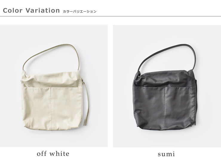 pomtataカウレザー巾着トートバッグ“TIOTOTE”tio-tote