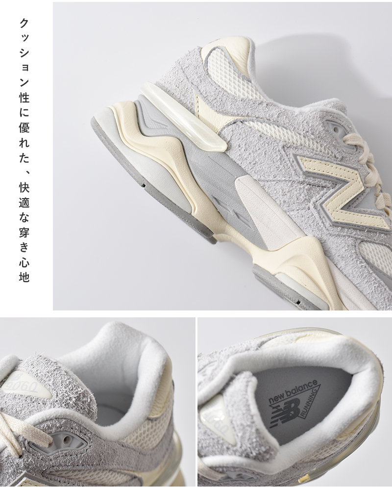 new balance ニューバランス , スエード メッシュ Nロゴ ランニング スニーカー “U9060” u9060-yh レディース