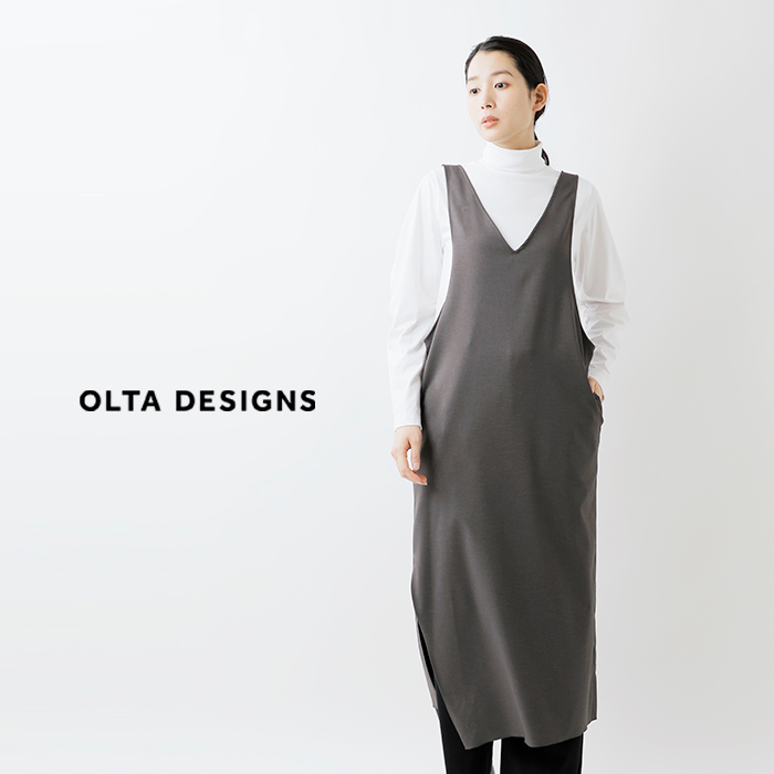 OLTA DESIGNS(オルタデザインズ)2wayストレッチノースリーブワンピース02433717o