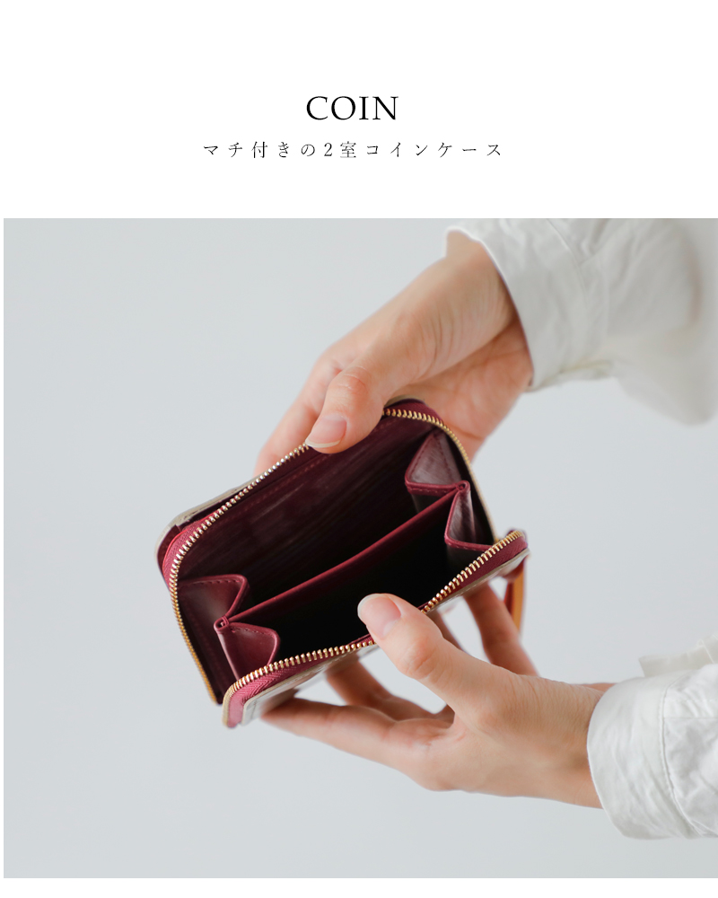 GLENROYAL(グレンロイヤル)カウレザージップアラウンドスモールパース“ZIPAROUNDSMALLPURSE”03-5886