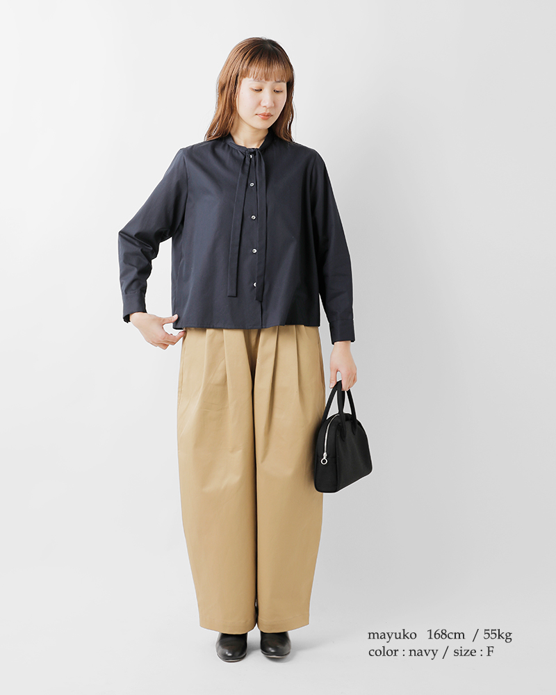 MidiUmi(ミディウミ)コットンタイシャツ“tieshortshirt”1-739472