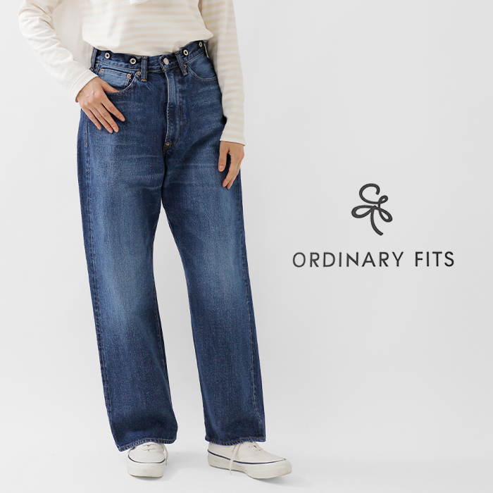 ordinaryfits(オーディナリーフィッツ)コットンユーズドワイドデニムパンツ“TYPEWIDE”119usd