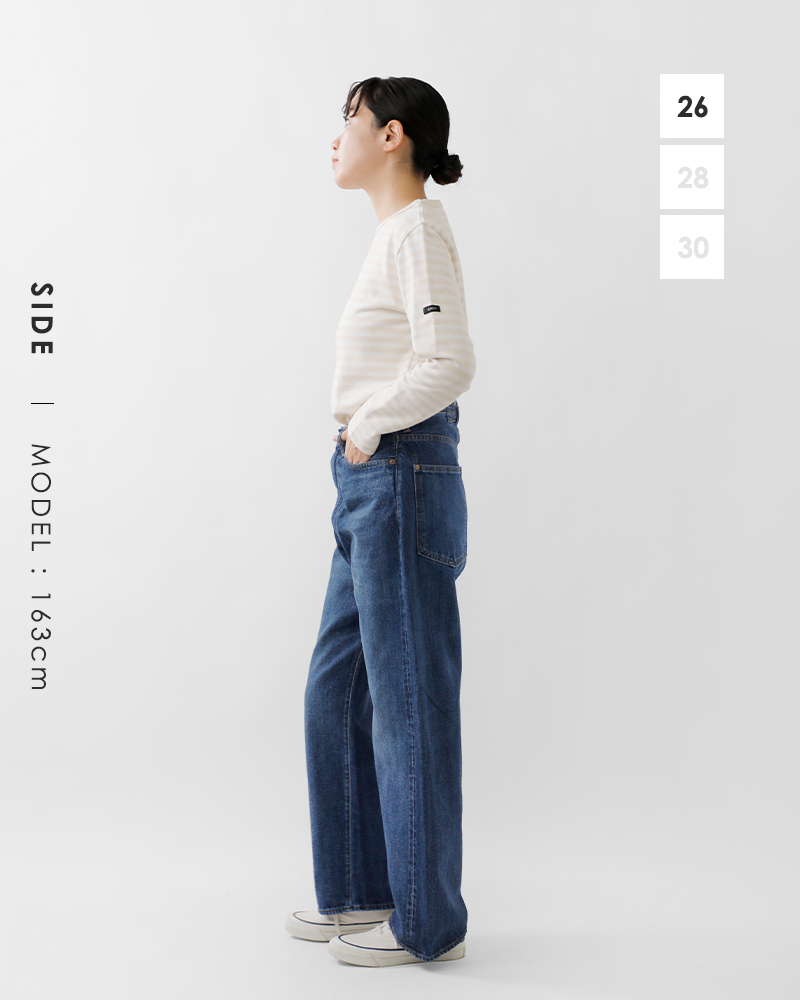 ordinaryfits(オーディナリーフィッツ)コットンユーズドワイドデニムパンツ“TYPEWIDE”119usd