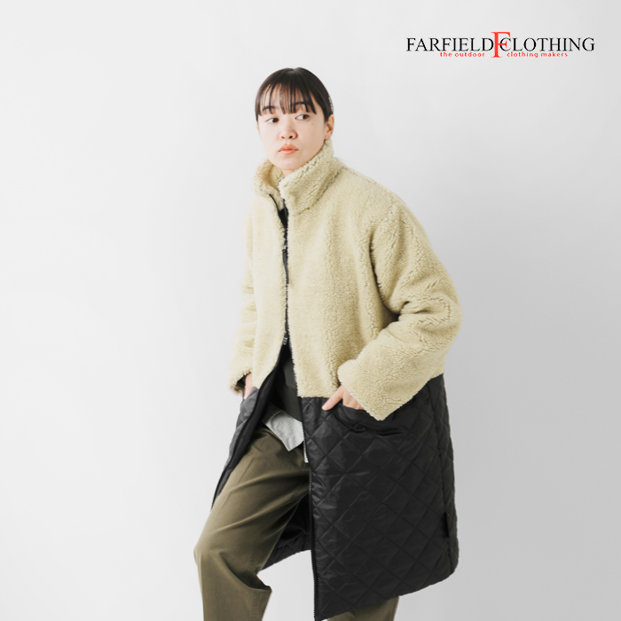 FARFIELD ORIGINAL(ファーフィールドオリジナル)キルティングジップアップコート“QUILTINGCOAT”2405-same1