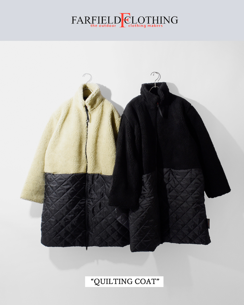 FARFIELD ORIGINAL(ファーフィールドオリジナル)キルティングジップアップコート“QUILTINGCOAT”2405-same1