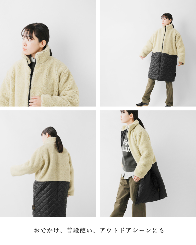 FARFIELD ORIGINAL(ファーフィールドオリジナル)キルティングジップアップコート“QUILTINGCOAT”2405-same1