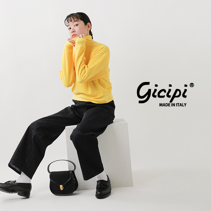 GICIPI(ジチピ)コットンハイネックミラノリブニットソープルオーバー“PERA”2415a