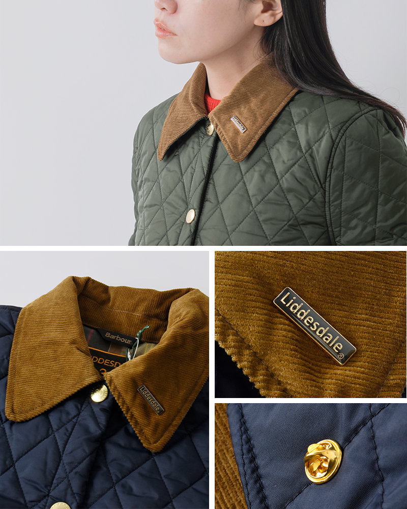 Barbour(バブアー)クロップドリデスデイルキルティングブルゾン“30THANNIVERSARYCROPPEDLIDDESDALE”242lqu1752