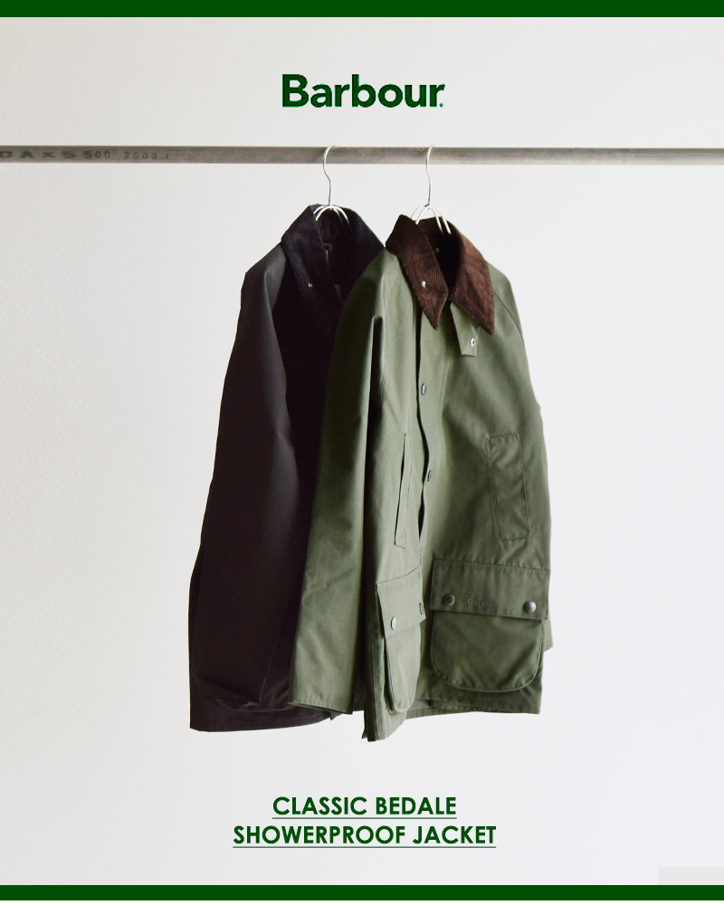 Barbour(バブアー)クラシックビデイルシャワープルーフジャケット“CLASSICBEDALESHOWERPROOFJACKET”242msp0107