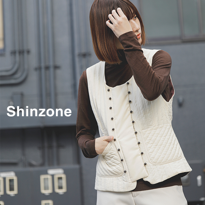 Shinzone(シンゾーン)キルティングベスト“QUILTINGVEST”24amsjk07