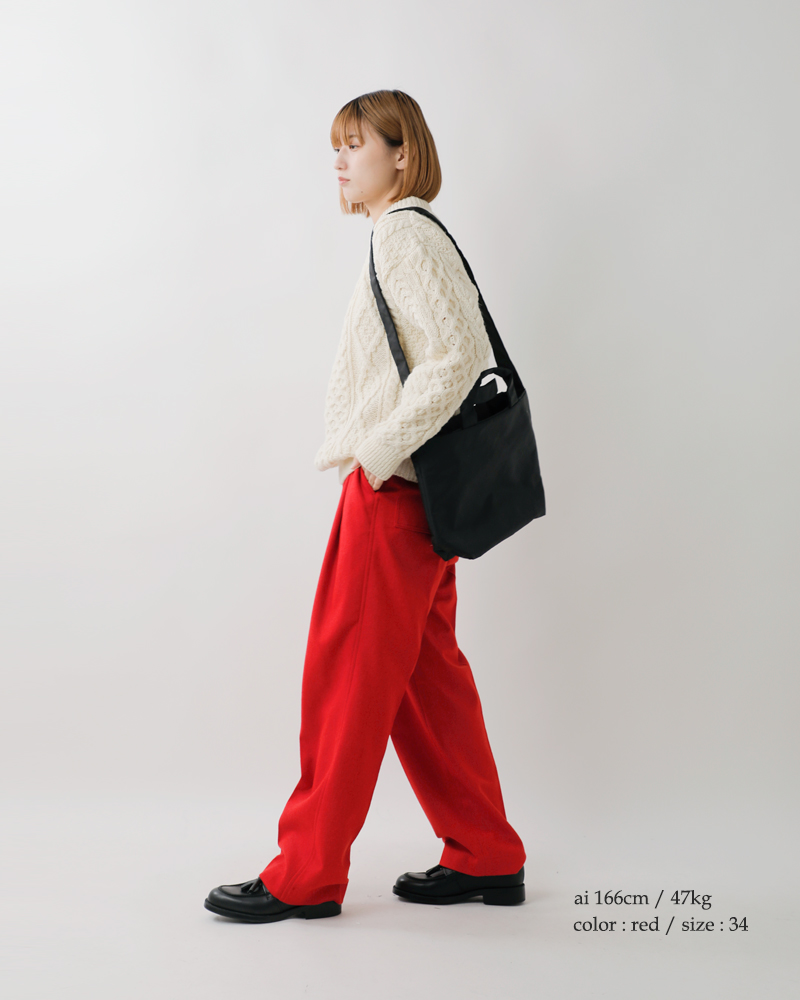 Shinzone(シンゾーン)ウールフランネルトムボーイパンツ“WOOLFLANNELTOMBOYPANTS”24amspa13