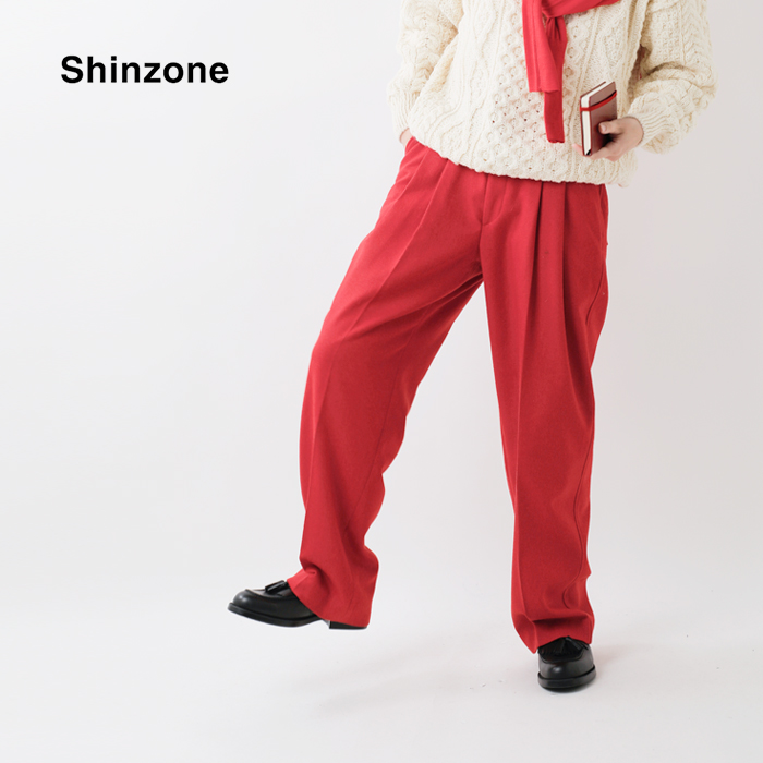 Shinzone(シンゾーン)ウールフランネルトムボーイパンツ“WOOLFLANNELTOMBOYPANTS”24amspa13