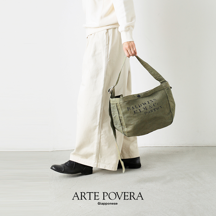 ARTE POVERA(アルテポーヴェラ)チェコ軍ダッフルリメイクショルダーバッグ24wi28