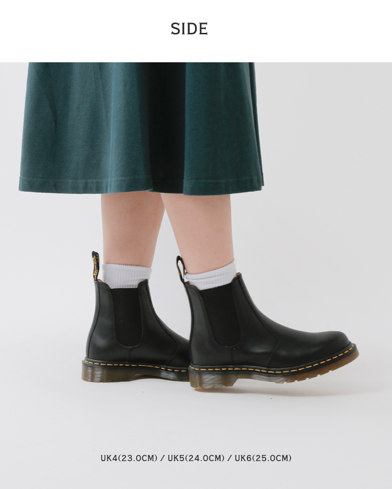 DrMartens(ドクターマーチン)スムースレザーサイドゴアブーツ“2976YELLOWSTITCH”2976-ys