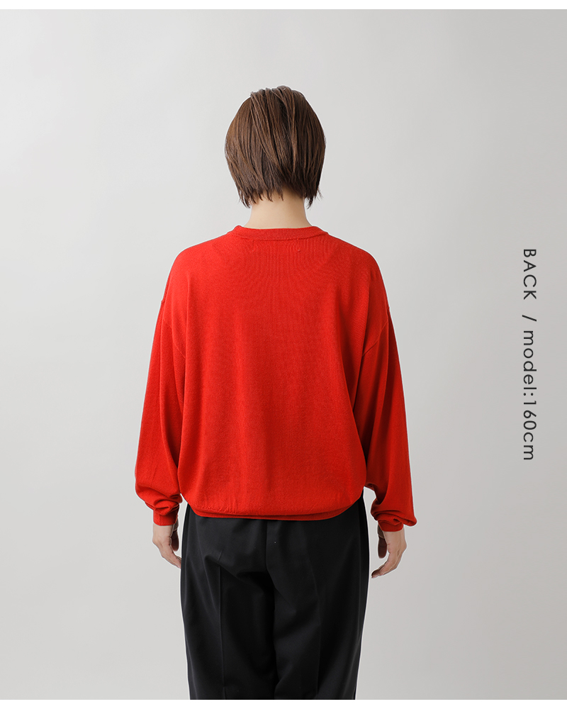 MidiUmi(ミディウミ)ウールクルーネックニットプルオーバー“crewneckknitPO”3-729632