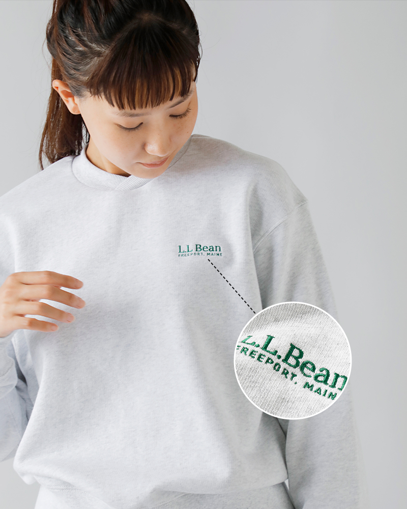 L.L.Bean(エルエルビーン)ソフトコットンフレンチテリークルーネックスウェットシャツ“SmithfieldCrewneckSweatshirt”4475-7148