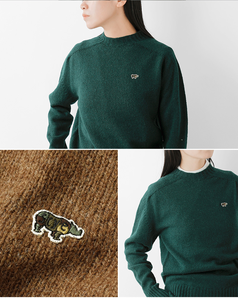 SCYE BASICS(サイベーシックス)シェットランドウールクルーネックセーター“ShetlandWoolCrewNeckSweater”5224-13602