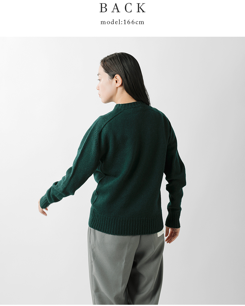 SCYE BASICS(サイベーシックス)シェットランドウールクルーネックセーター“ShetlandWoolCrewNeckSweater”5224-13602