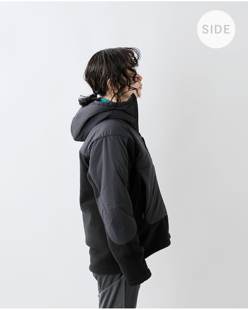 and wander(アンドワンダー)ツイル フリース ジャケット “top fleece jacket” 574-2231309