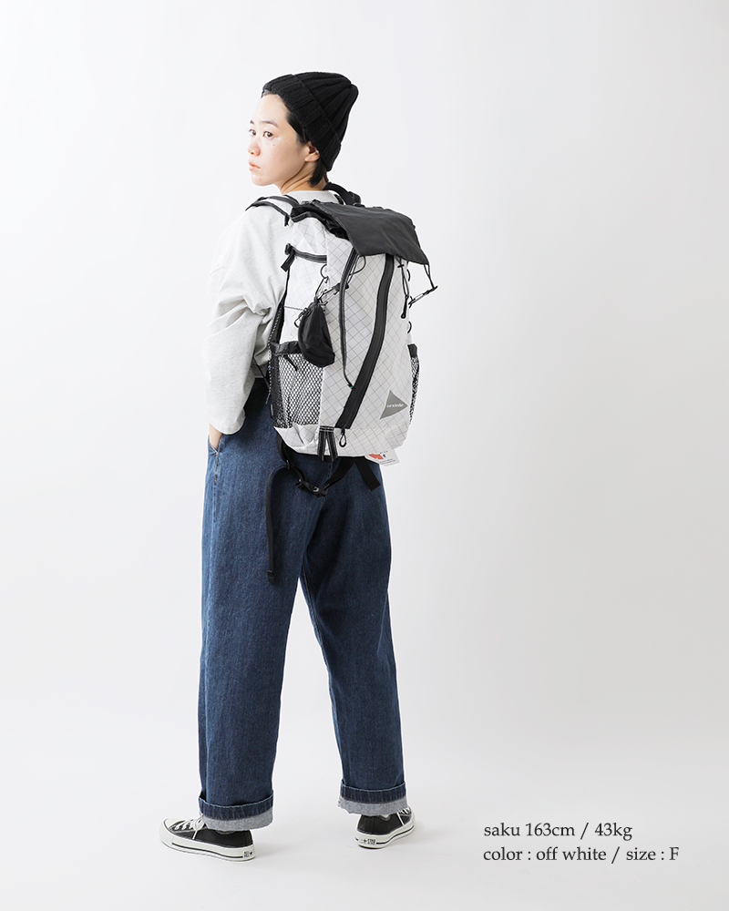 and wander(アンドワンダー)エコパック30Lバックパック“ECOPAK30Lbackpack”574-3975003