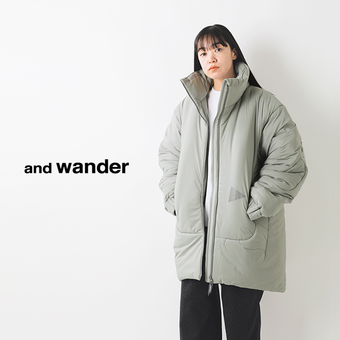 and wander(アンドワンダー)トップフリースコート“topfleececoat”574-4231109