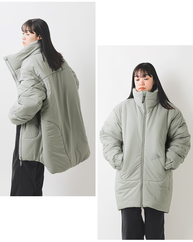 and wander(アンドワンダー)トップフリースコート“topfleececoat”574-4231109