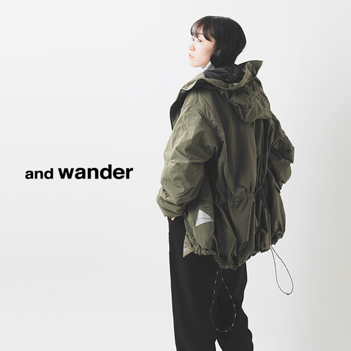 and wander(アンドワンダー)フィッシュテールオクタコート“fishtailOctacoat”574-4281137