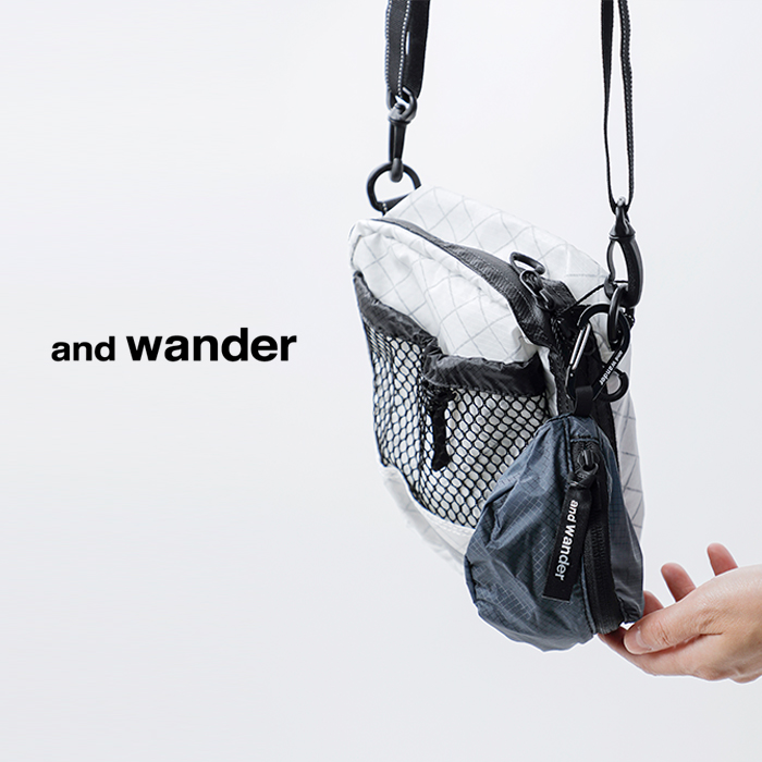 and wander(アンドワンダー)シルミニポーチ“silminipouch”574-4977318