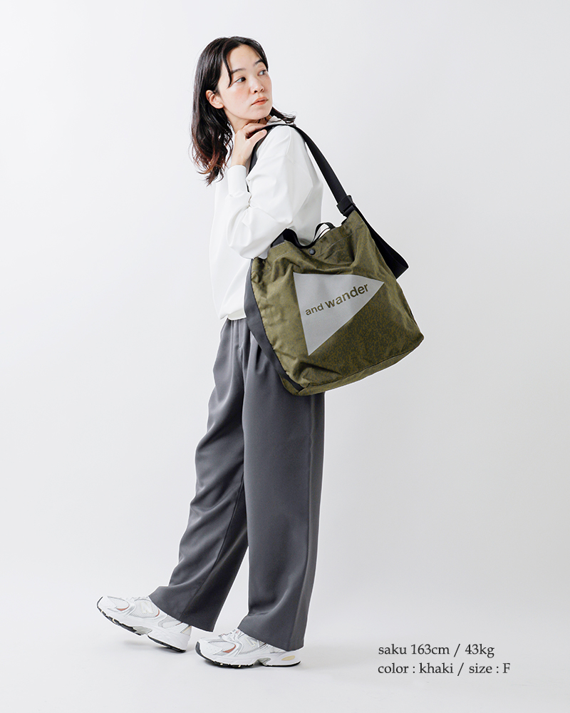 and wander(アンドワンダー)リサイクルOXトートバッグ“recycleOXtotebag”574-4985327