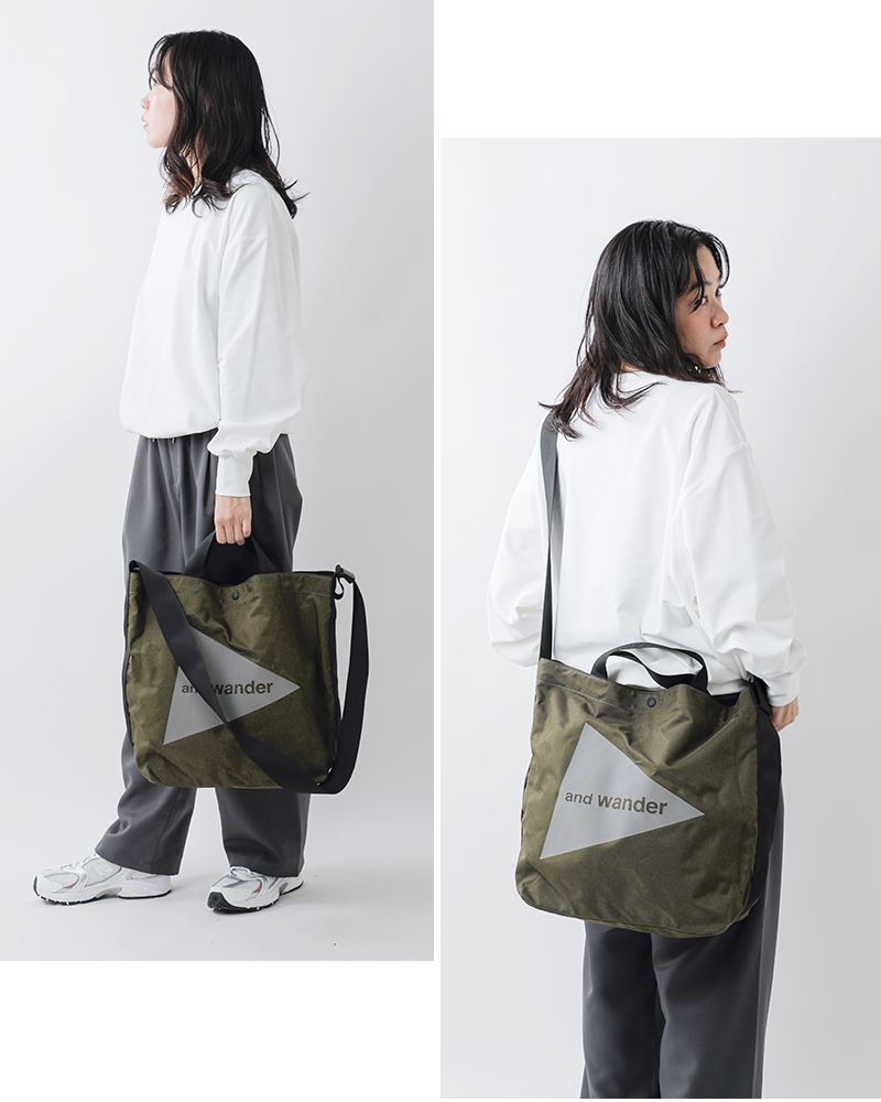 and wander(アンドワンダー)リサイクルOXトートバッグ“recycleOXtotebag”574-4985327