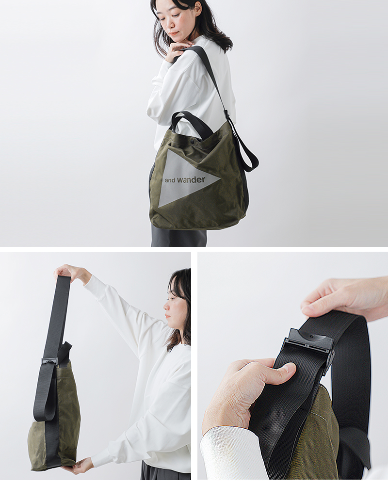 and wander(アンドワンダー)リサイクルOXトートバッグ“recycleOXtotebag”574-4985327