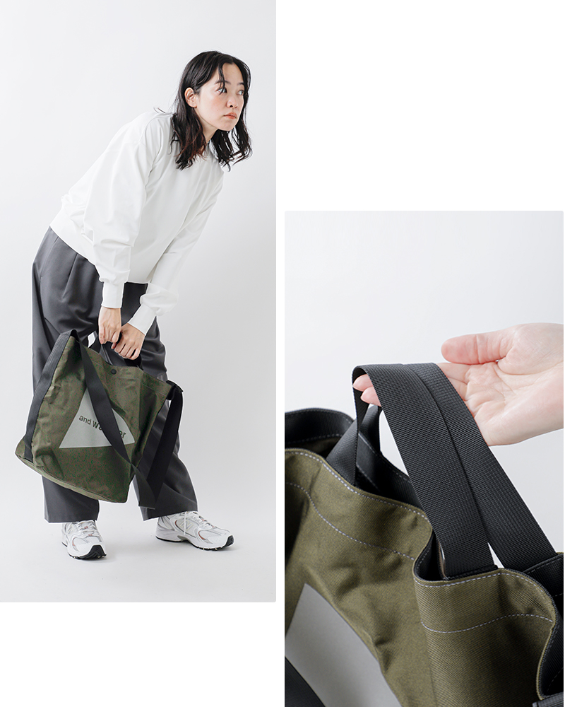 and wander(アンドワンダー)リサイクルOXトートバッグ“recycleOXtotebag”574-4985327