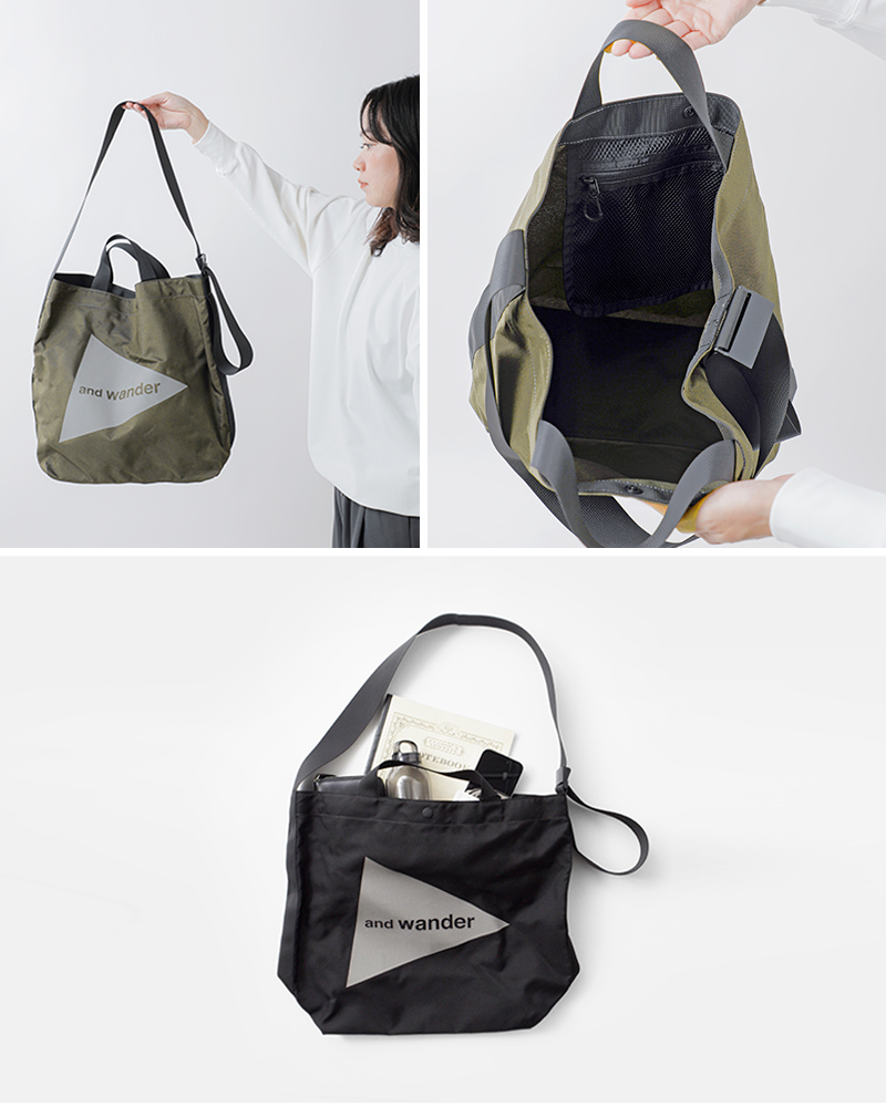 and wander(アンドワンダー)リサイクルOXトートバッグ“recycleOXtotebag”574-4985327