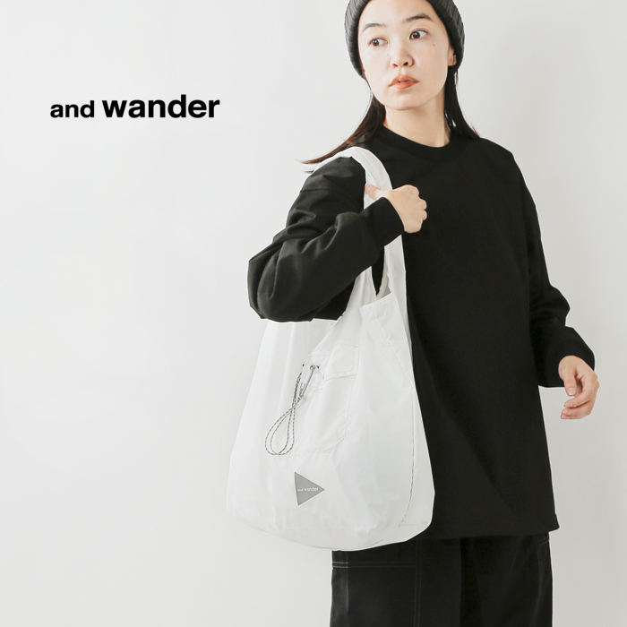 and wander(アンドワンダー)グローサリーポケットバッグ“grocerypocketbag”574-4985329