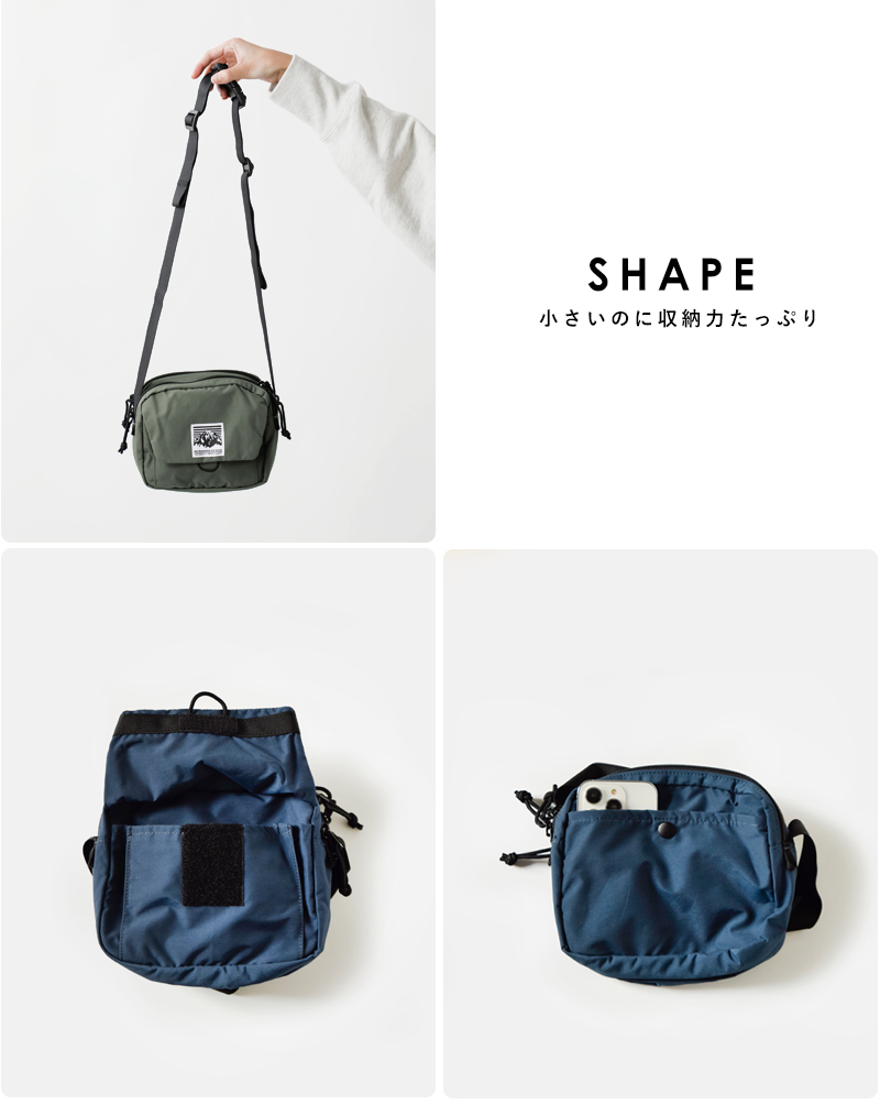 MT.RAINIER DESIGNフラップサイドショルダーバッグ“FLAPSIDEBAG”7137