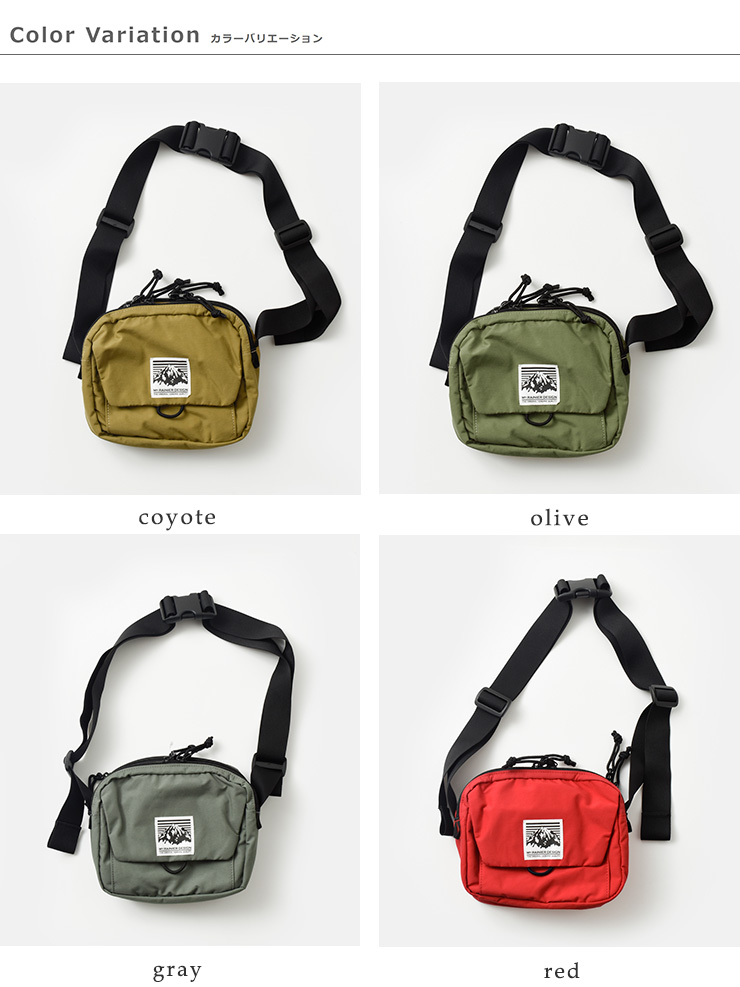 MT.RAINIER DESIGNフラップサイドショルダーバッグ“FLAPSIDEBAG”7137