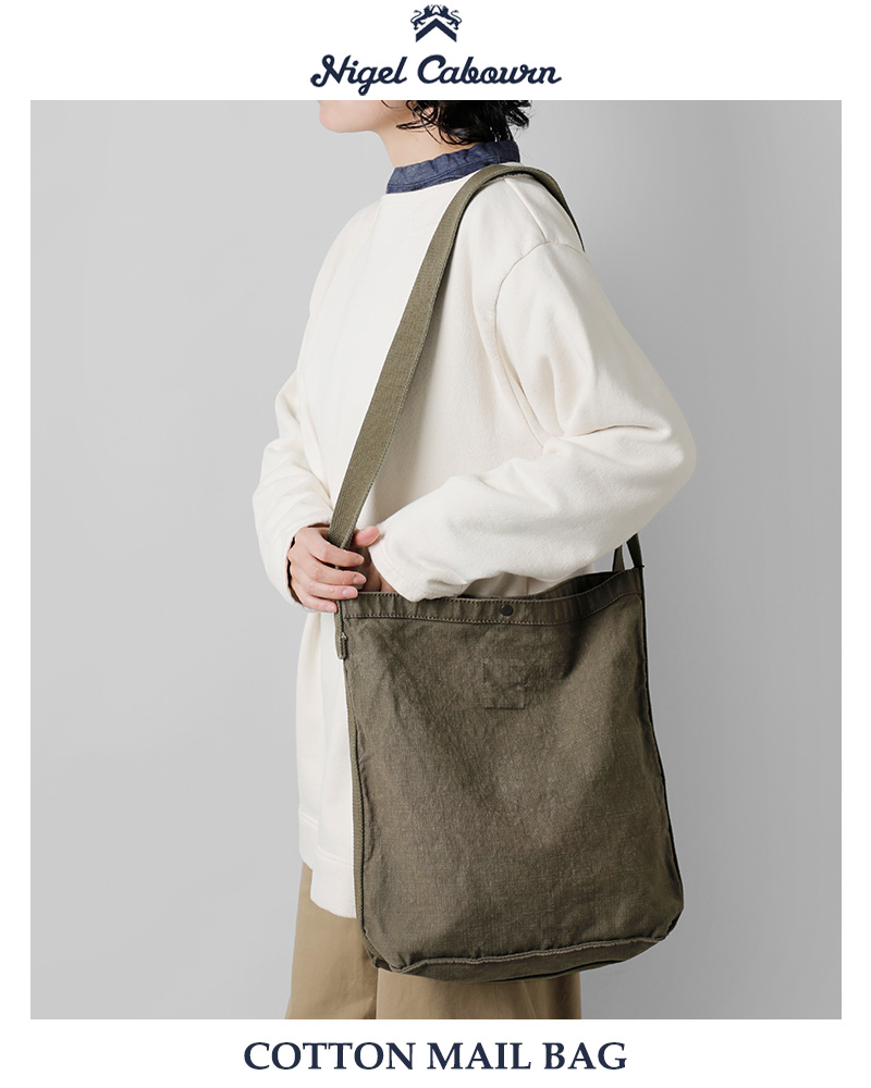 NIGEL CABOURN(ナイジェルケーボン)コットンメールバッグ8047-00-61000